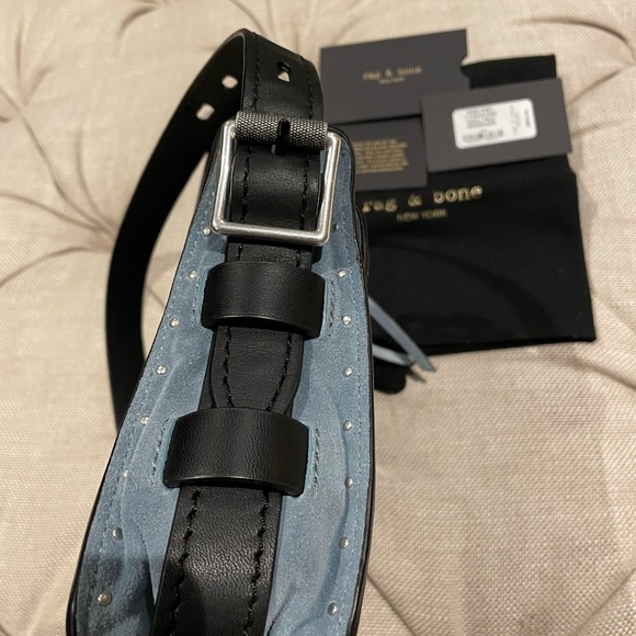 NEW Rag & Bone Studded Leather Small Field Messenger Bag - Picture 8 of 8